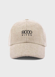 8000Kicks Baseline Hemp Baseball Cap – Beige or Black
