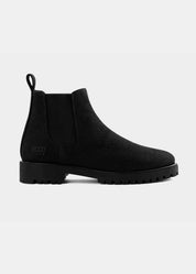 8000Kicks Crossover women’s black hemp Chelsea boot - side view