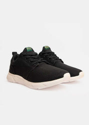 8000Kicks explorer V2 men’s black hemp sneaker two shoes front view