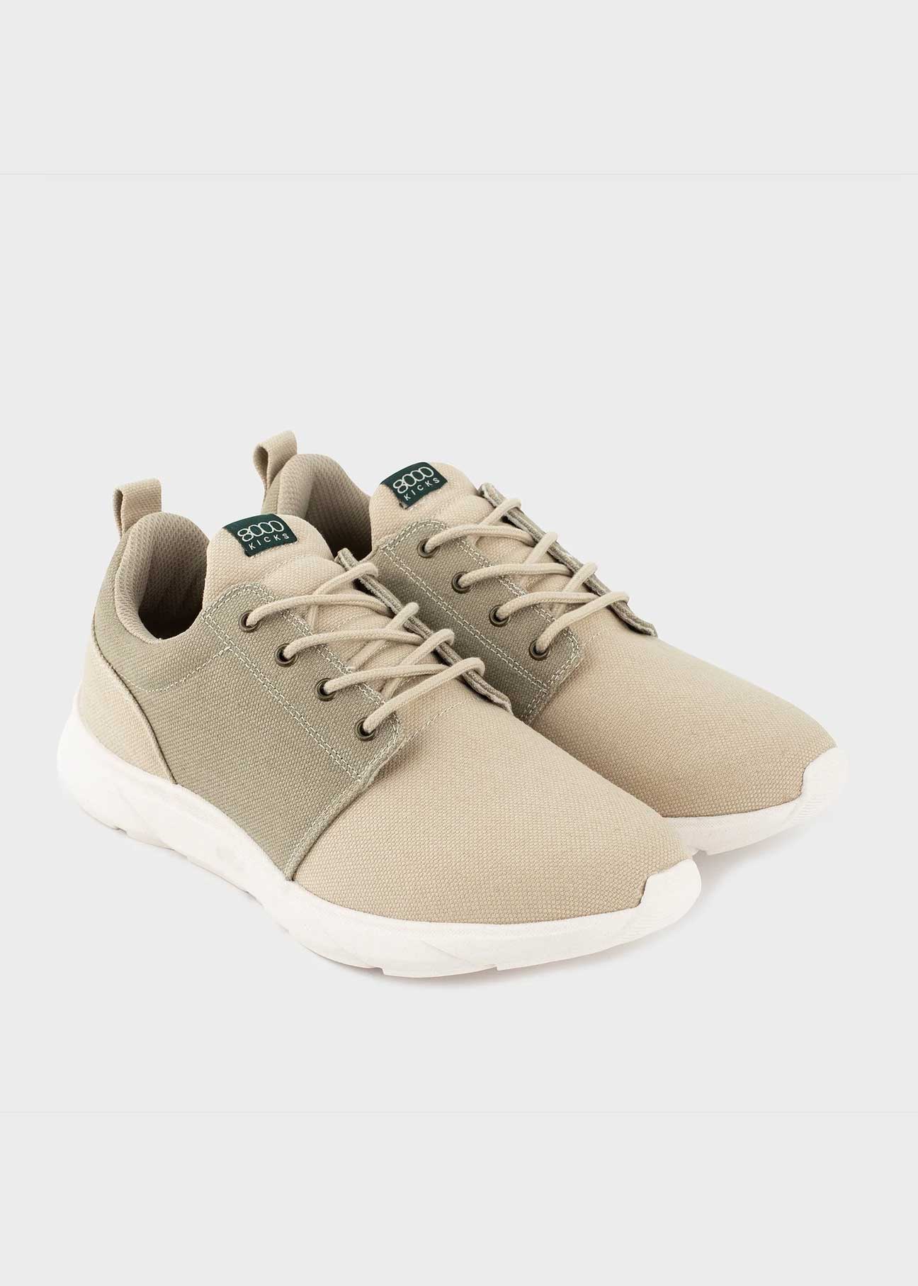 8000Kicks Explorer V2 Hanfschuhe Damen – Beige Grün