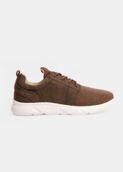 8000Kicks explorer V2 women’s brown hemp sneaker - side view