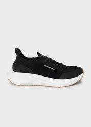 8000Kicks Runner men’s black hemp sneaker - side view
