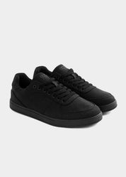 8000Kicks Seeker men’s black hemp sneaker two shoes front view