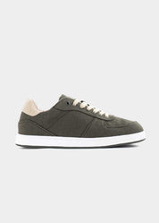 8000Kicks Seeker women’s green hemp sneaker - side view