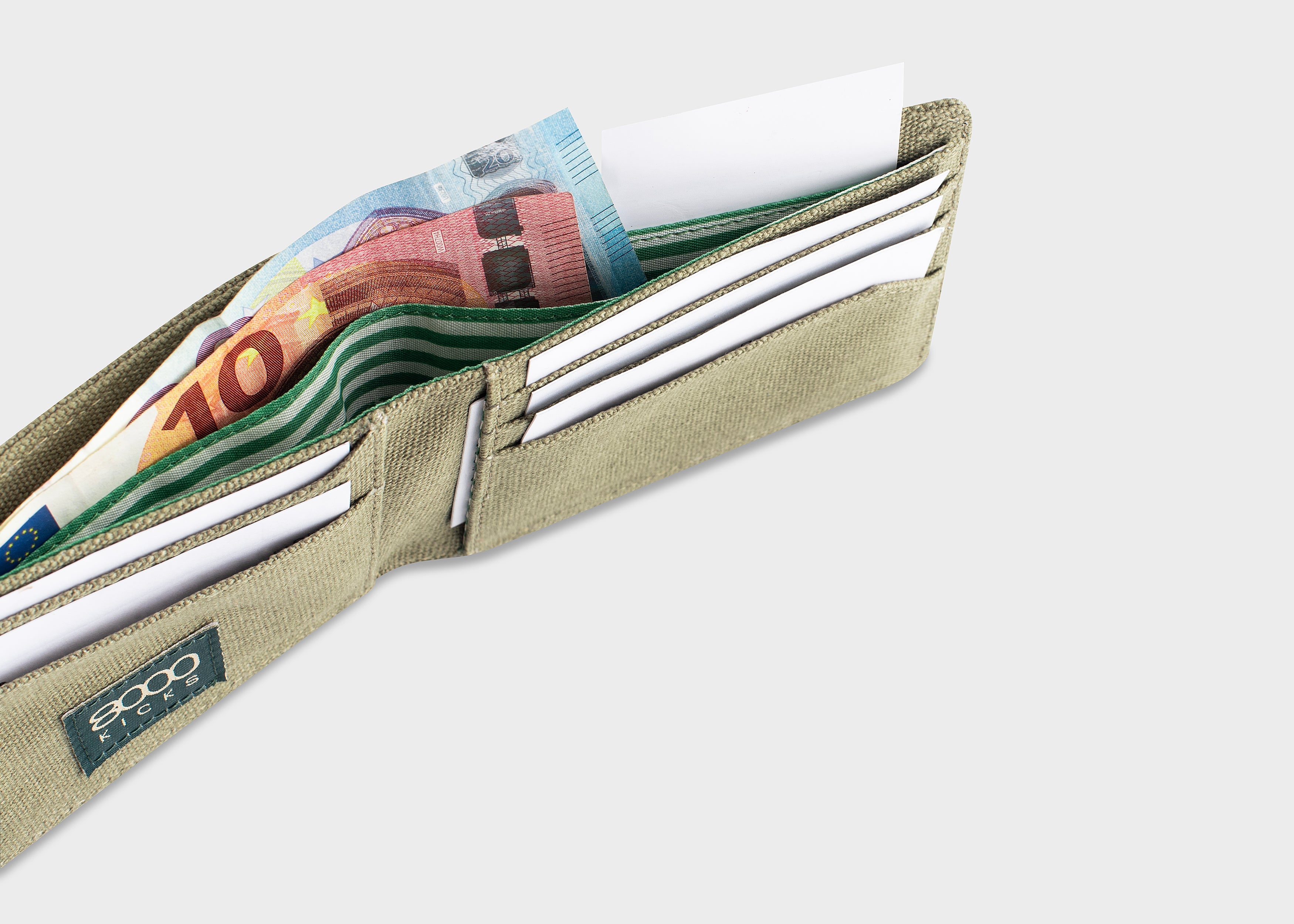 Cartera discreta de cáñamo