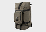 Nomad-Rolltop-Rucksack aus Hanf in Dunkelgrün