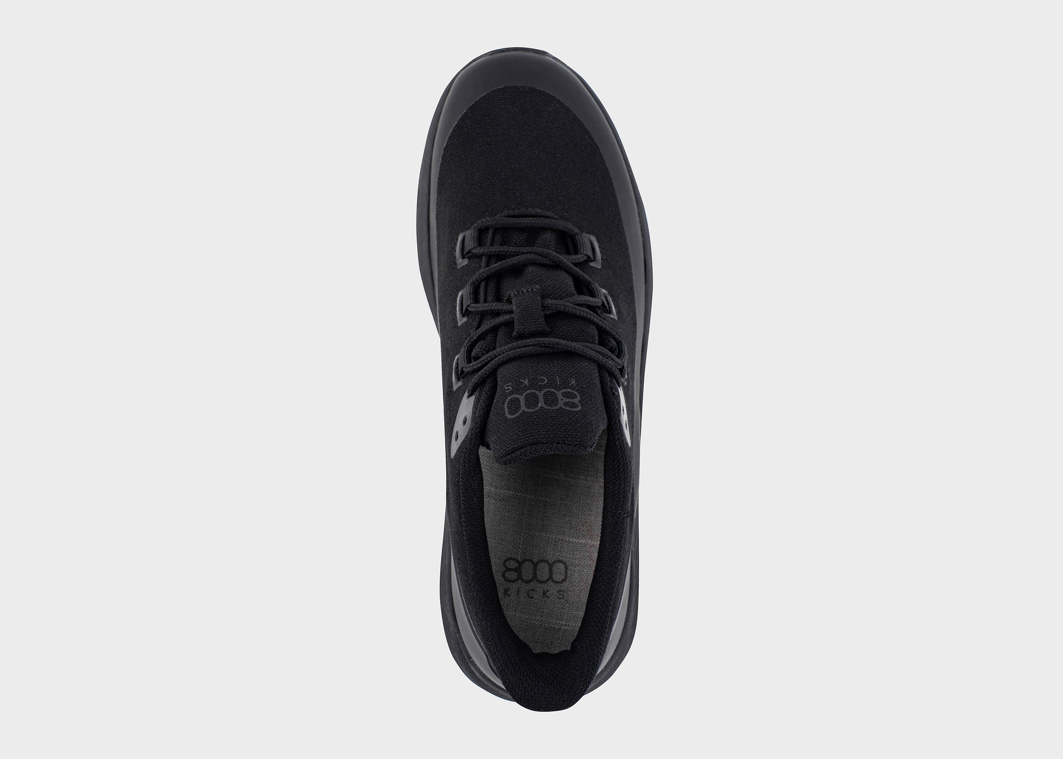 8000Kicks Trekker Leichte Wanderschuhe Damen – Schwarz