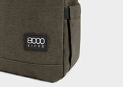 8000Kicks Small Hemp - Vegan Backpack – Dark Green