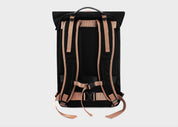 Hanf-Rolltop-Rucksack von Nomad in Schwarz