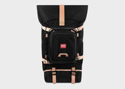 Hanf-Rolltop-Rucksack von Nomad in Schwarz