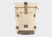 Nomad Zaino rolltop in canapa beige e verde