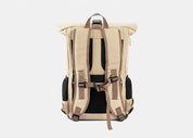 Everyday Backpack in Beige and Red - Ecomarket.com