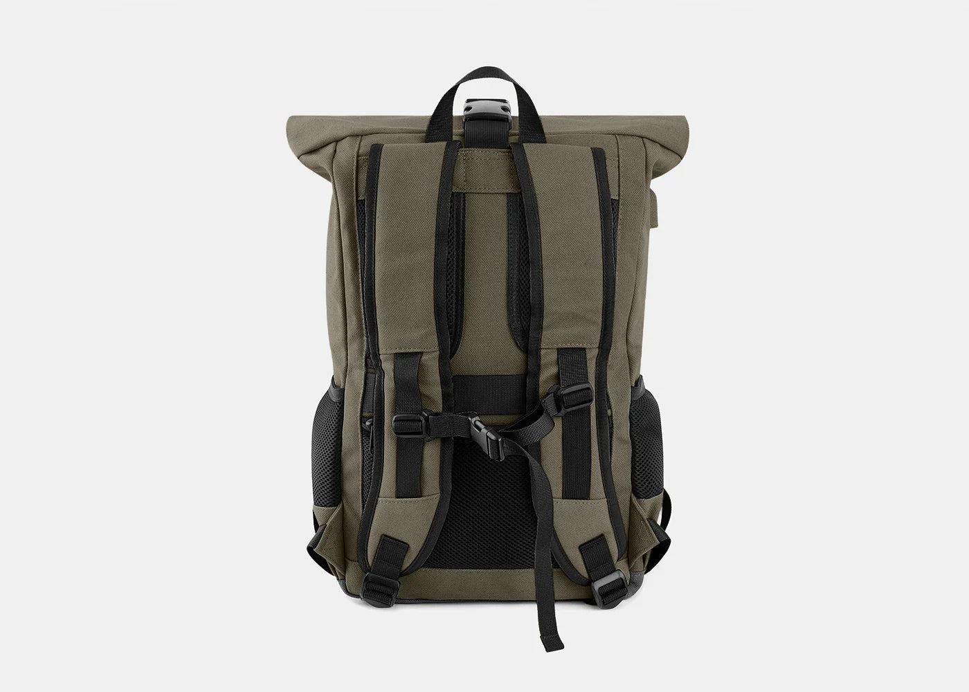 8000Kicks Everyday Hemp Rolltop Rucksack Vegan – Dark Green