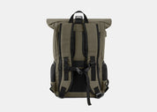 8000Kicks Everyday Hemp Rolltop Rucksack Vegan – Dark Green