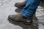 The Crossover Hemp Chelsea for Men in Dark Brown