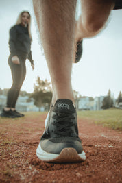 8000Kicks Hemp Runners - Scarpe da corsa vegane - Uomo - Nero