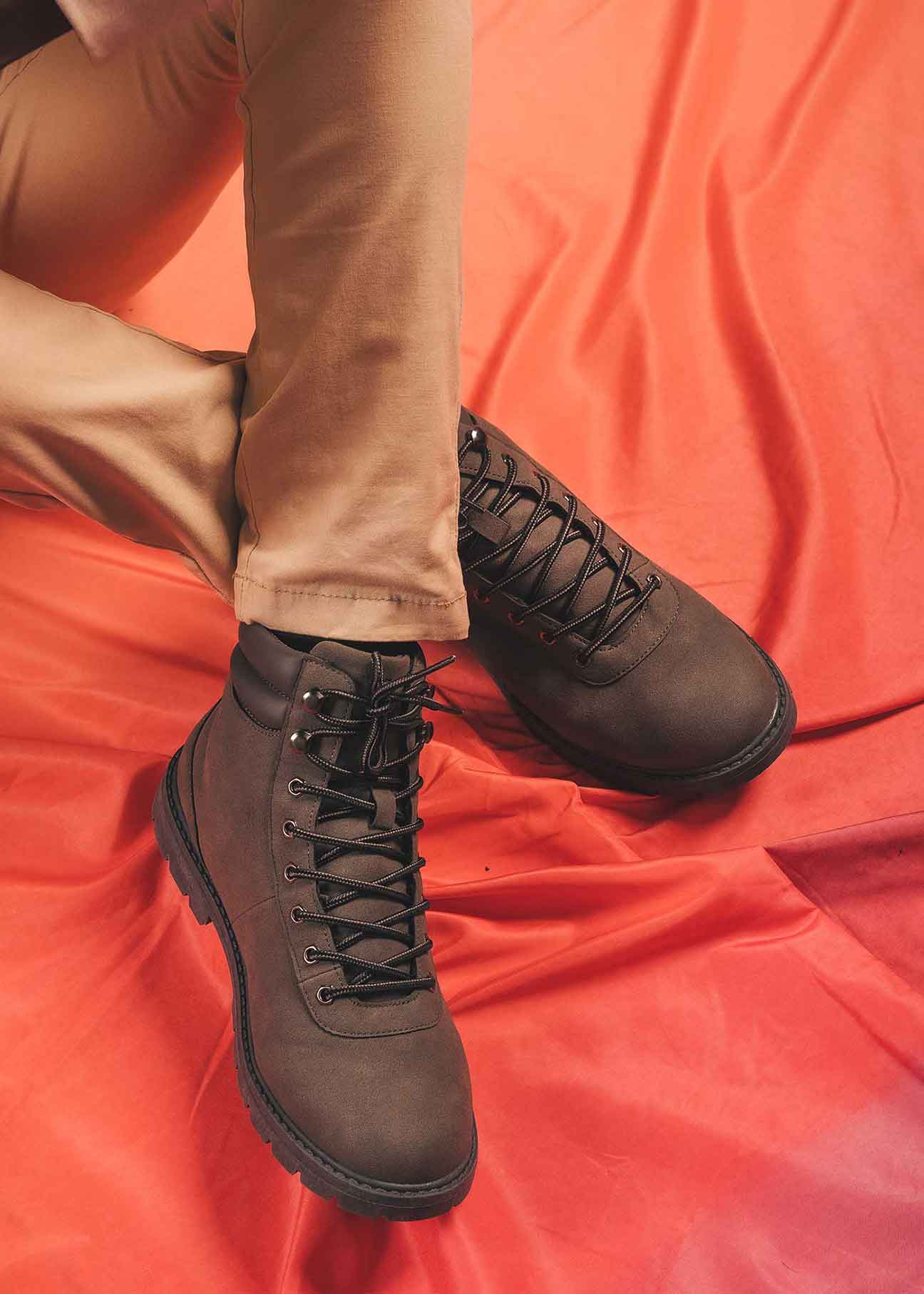 ADAR Botas Veganas Gris
