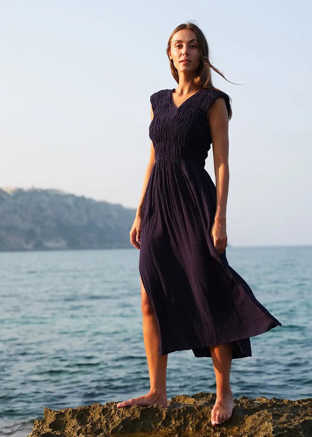 ALBAZER Organic Cotton Dress Muslin