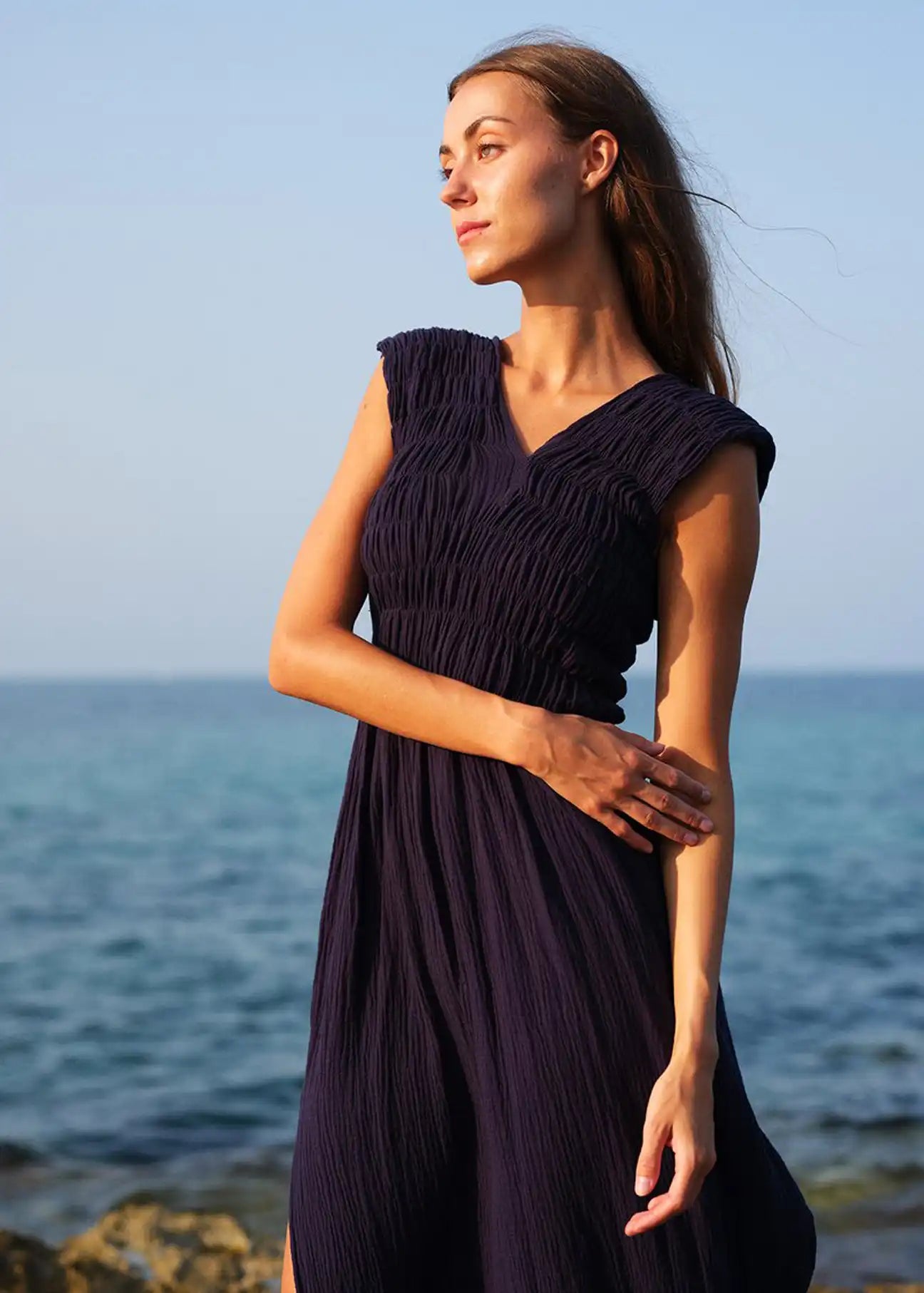 ALBAZER Organic Cotton Dress Muslin