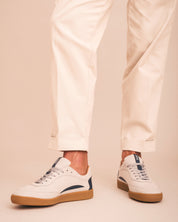 Unisex veganistische witte sneakers Vrijetijdsschoenen Sportschoenen Microvezel Rubber