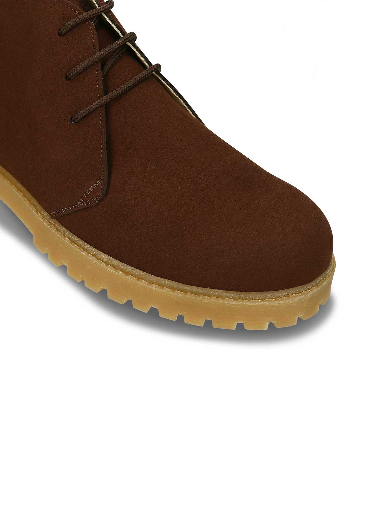 Agus Brown Vegan Desert Boots