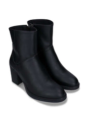 Alicia Black Vegan Ankle Boots - Ecomarket.com