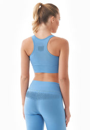 BETSYY | Organic cotton vegan bralette in Blue Fog