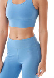 BETSYY | Organic cotton vegan bralette in Blue Fog