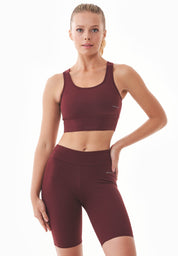 BETSYY | Organic cotton vegan bralette in Bordeaux