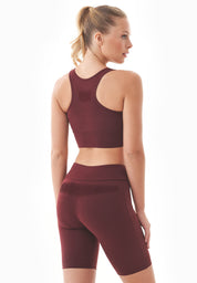 BETSYY | Organic cotton vegan bralette in Bordeaux