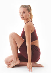 BETSYY | Organic cotton vegan bralette in Bordeaux