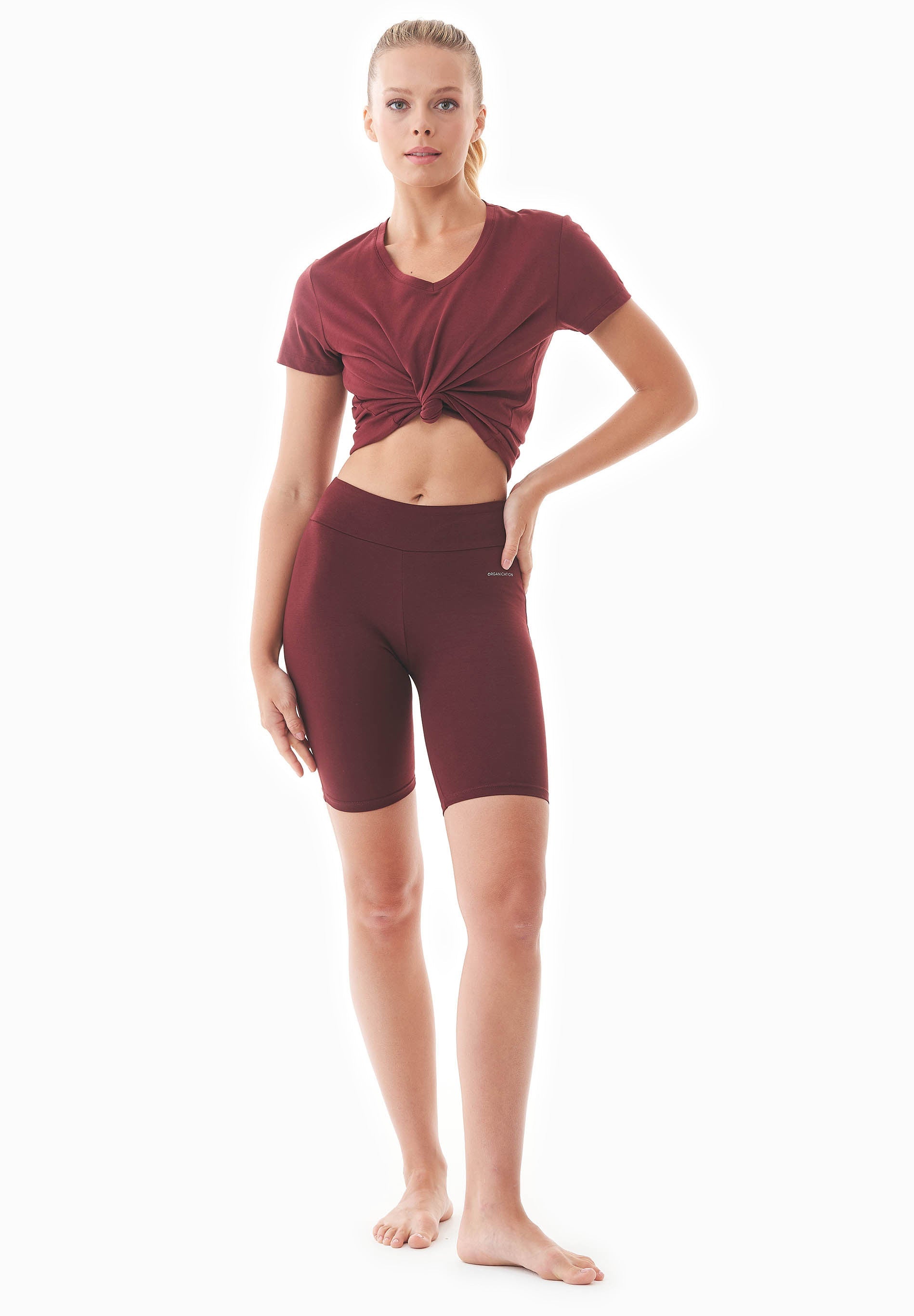BETSYY | Organic cotton vegan bralette in Bordeaux