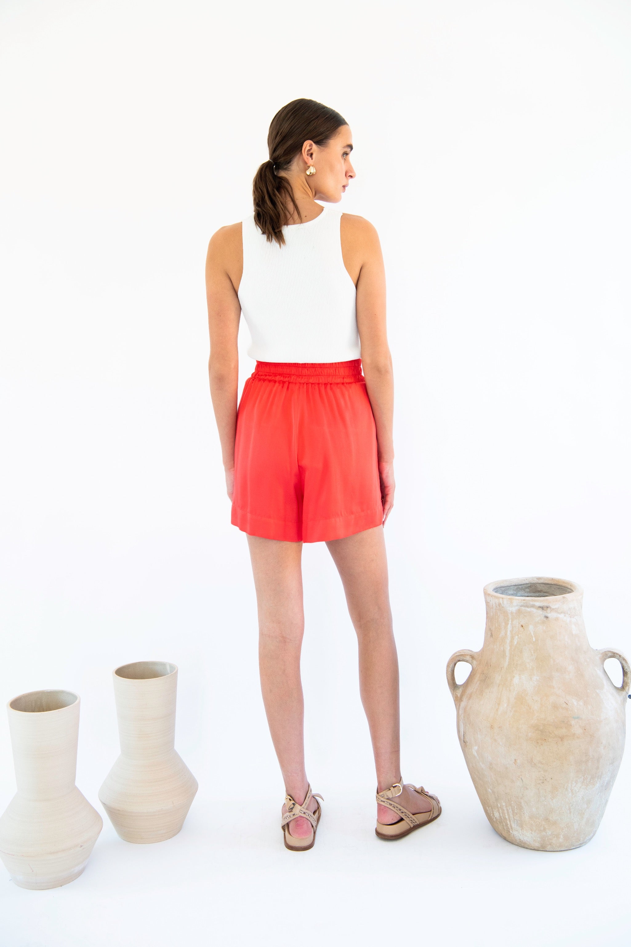 Boca Shorts - Satin Tencel-Neu Nomads