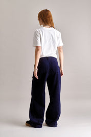 LOLA Organic Cotton Cord Trouser - Navy