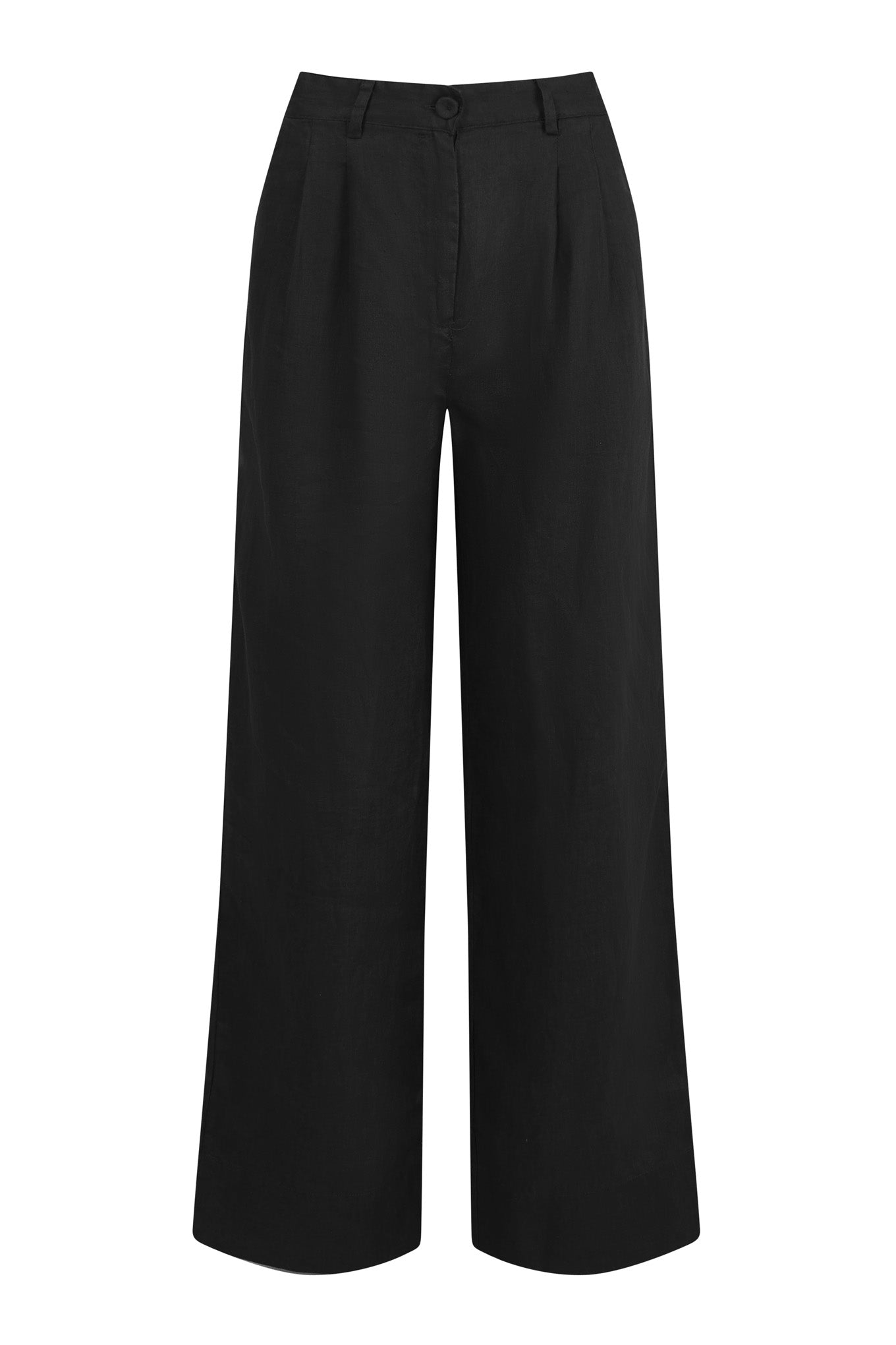Pantaloni in Lino Biologico LION - Nero