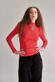 SKINILLA Modal Top - Red
