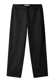 MAKULU - Pantalón de Lino Orgánico y Algodón - Negro