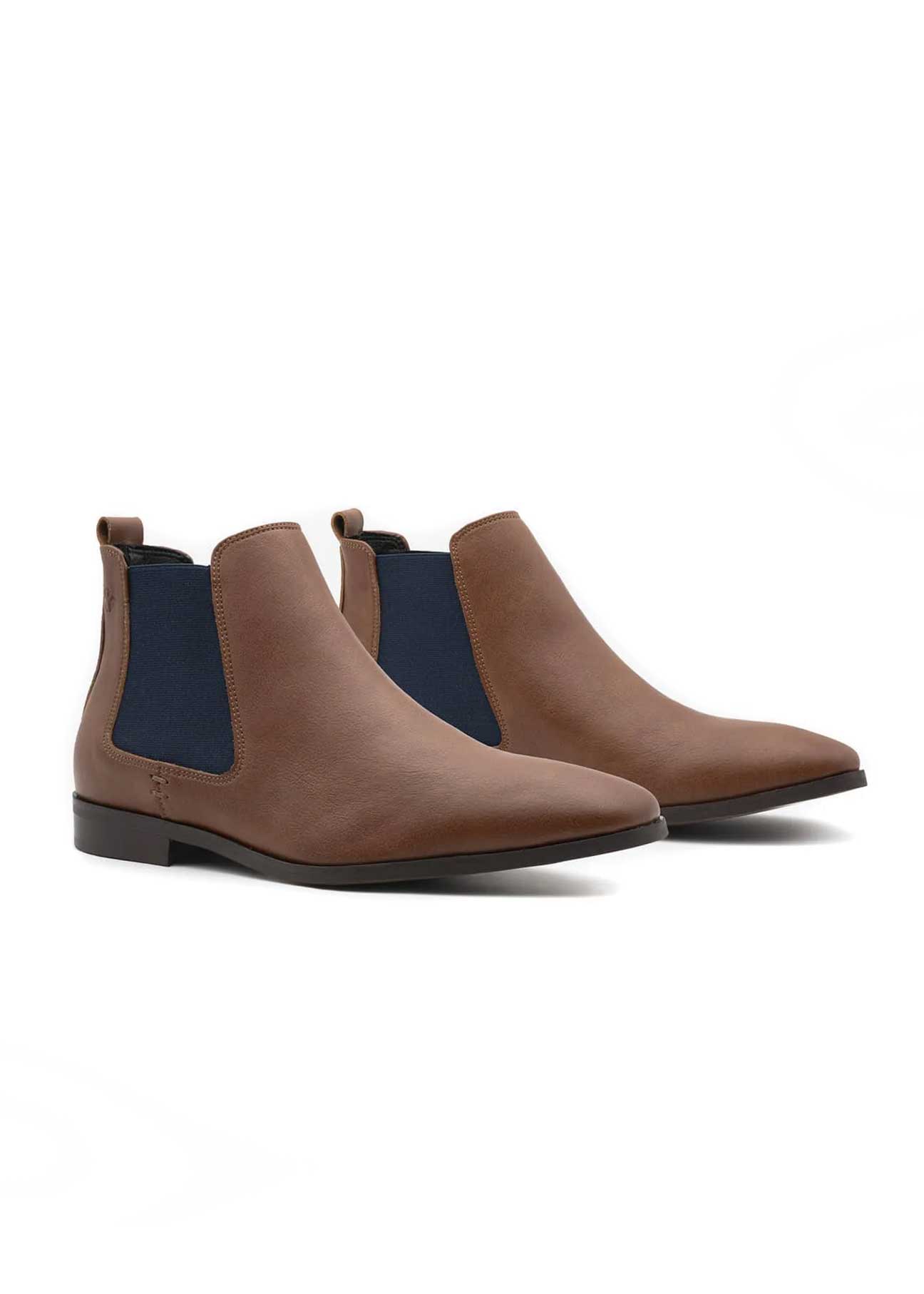 Alan Vegan Chelsea Boots Brown - Ecomarket.com