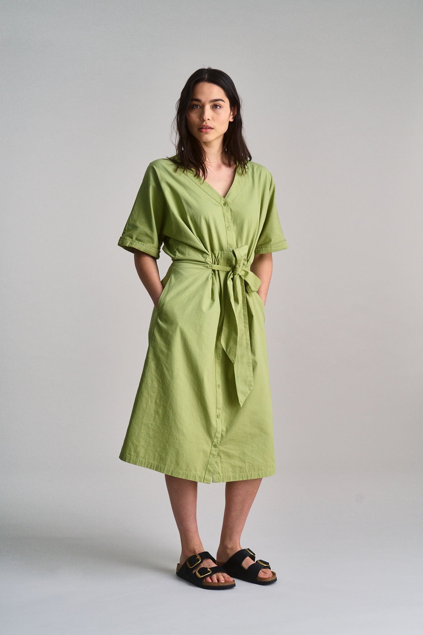 100% Organic Cotton Green Dress