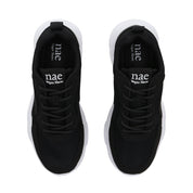 Zapatillas veganas unisex negras – deportivas PET reciclado ligeras