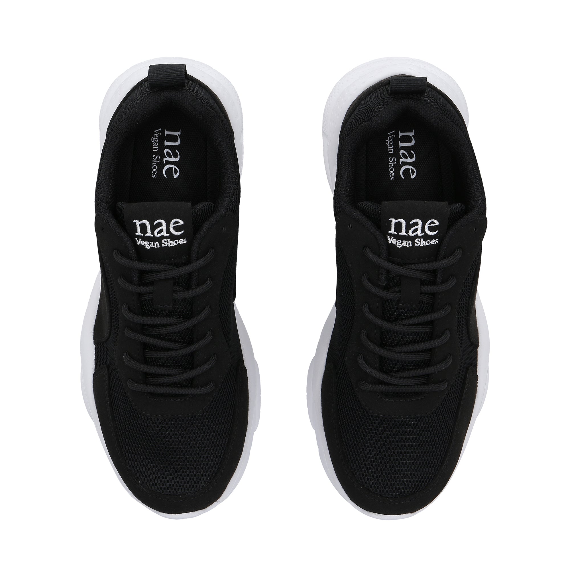 Zapatillas veganas unisex negras – deportivas PET reciclado ligeras