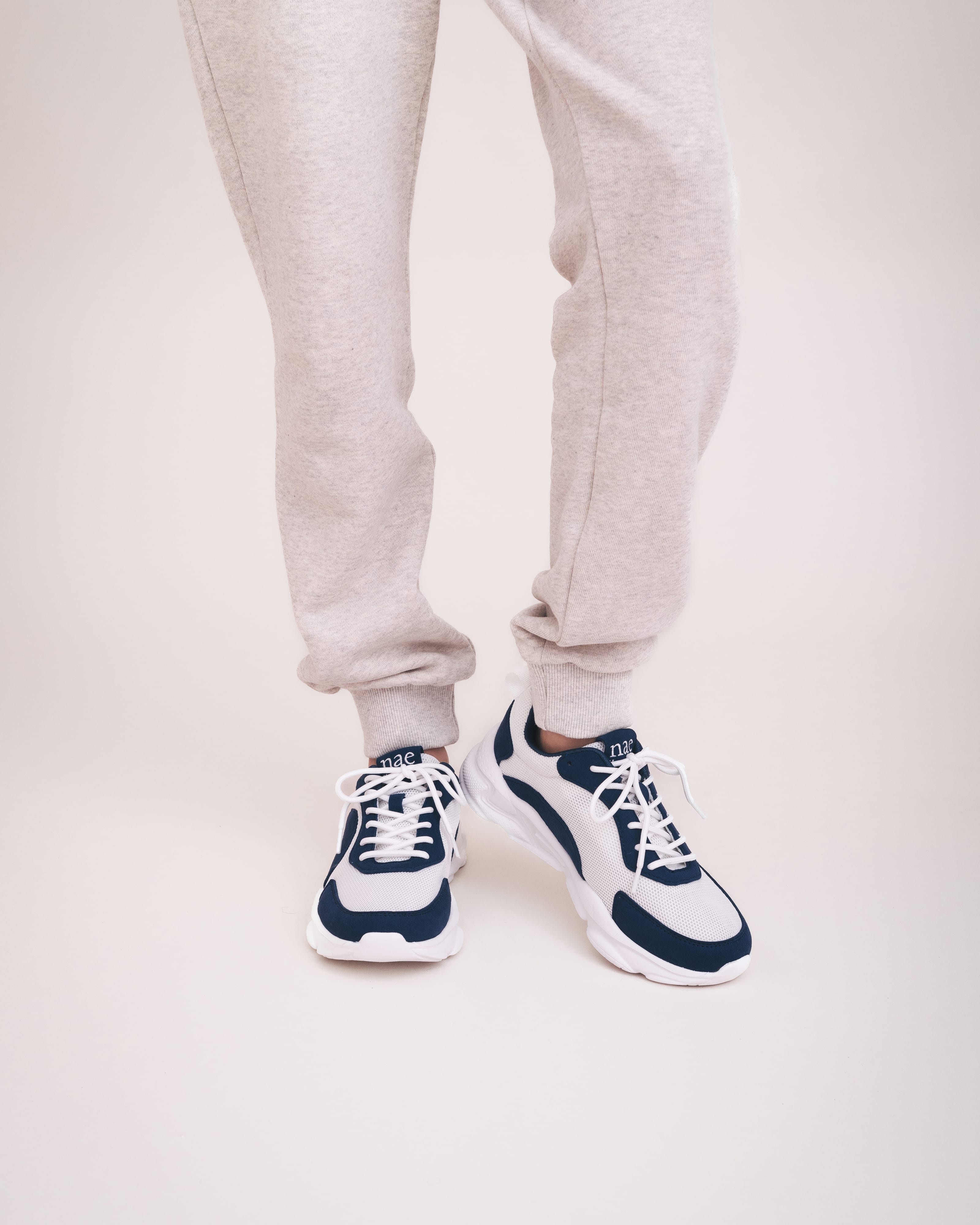 Vegane Unisex Sneaker blau – Sportschuhe aus recyceltem PET leicht