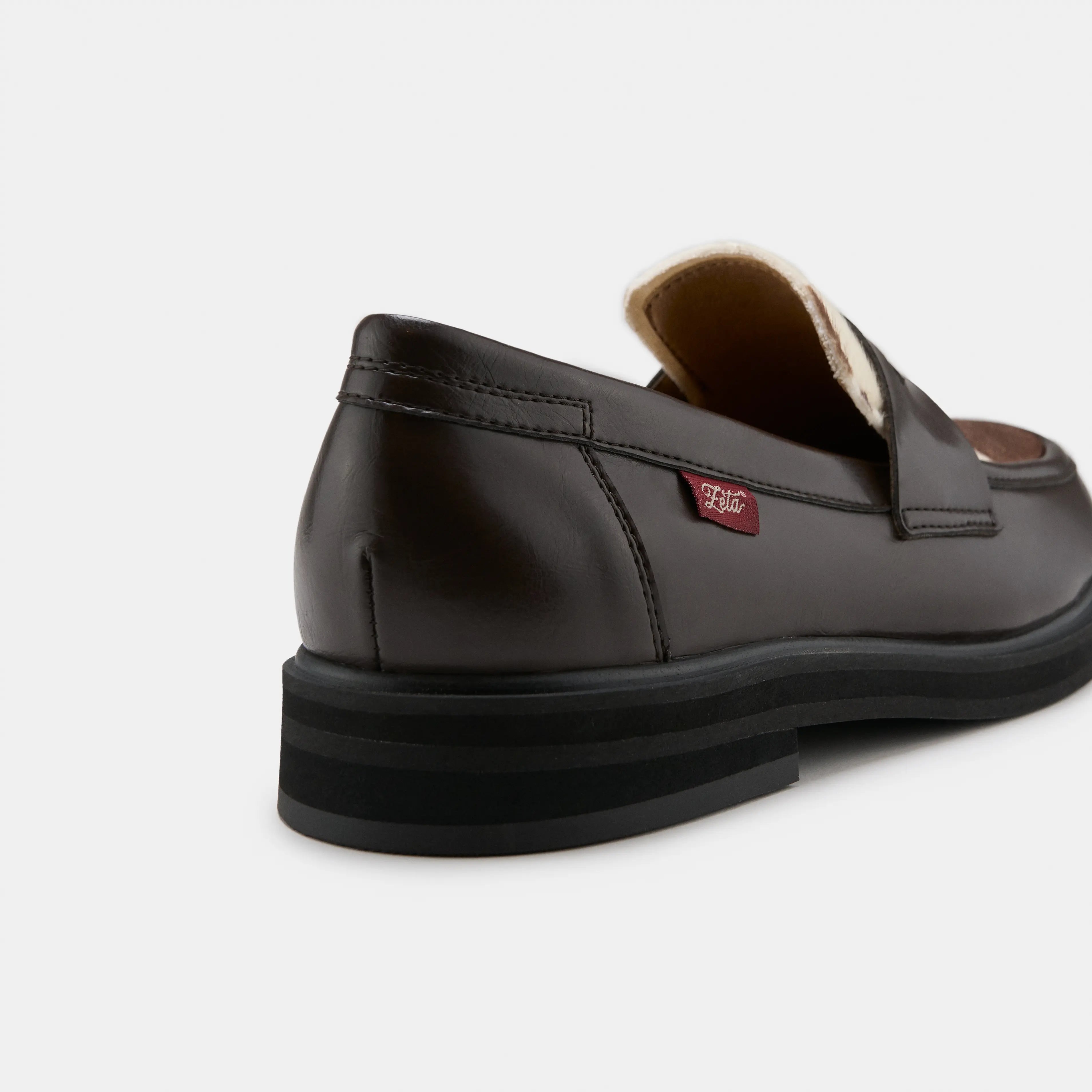 Cow Print Vegan Loafers | ZETA Douro | ecomarket – Ecomarket.com