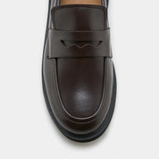 mocassins marrons unisexe