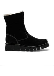 ELIA Botas cálidas de ante en negro