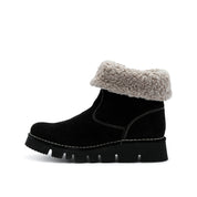 ELIA Botas cálidas de ante en negro