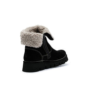 ELIA Botas cálidas de ante en negro
