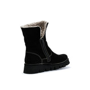 ELIA Botas cálidas de ante en negro