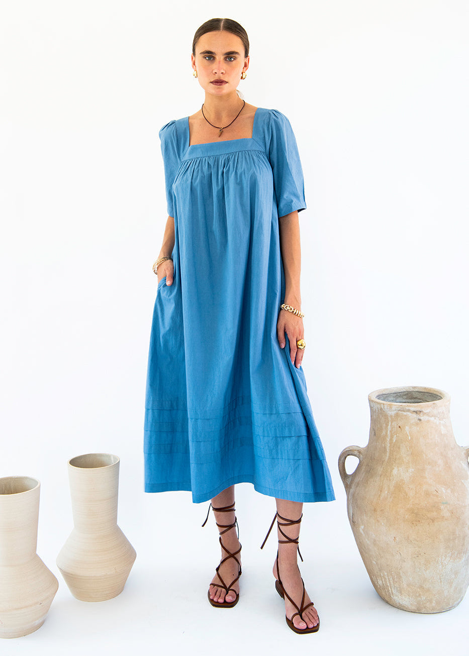 Elisa Square Neck Dress - Ecomarket.com