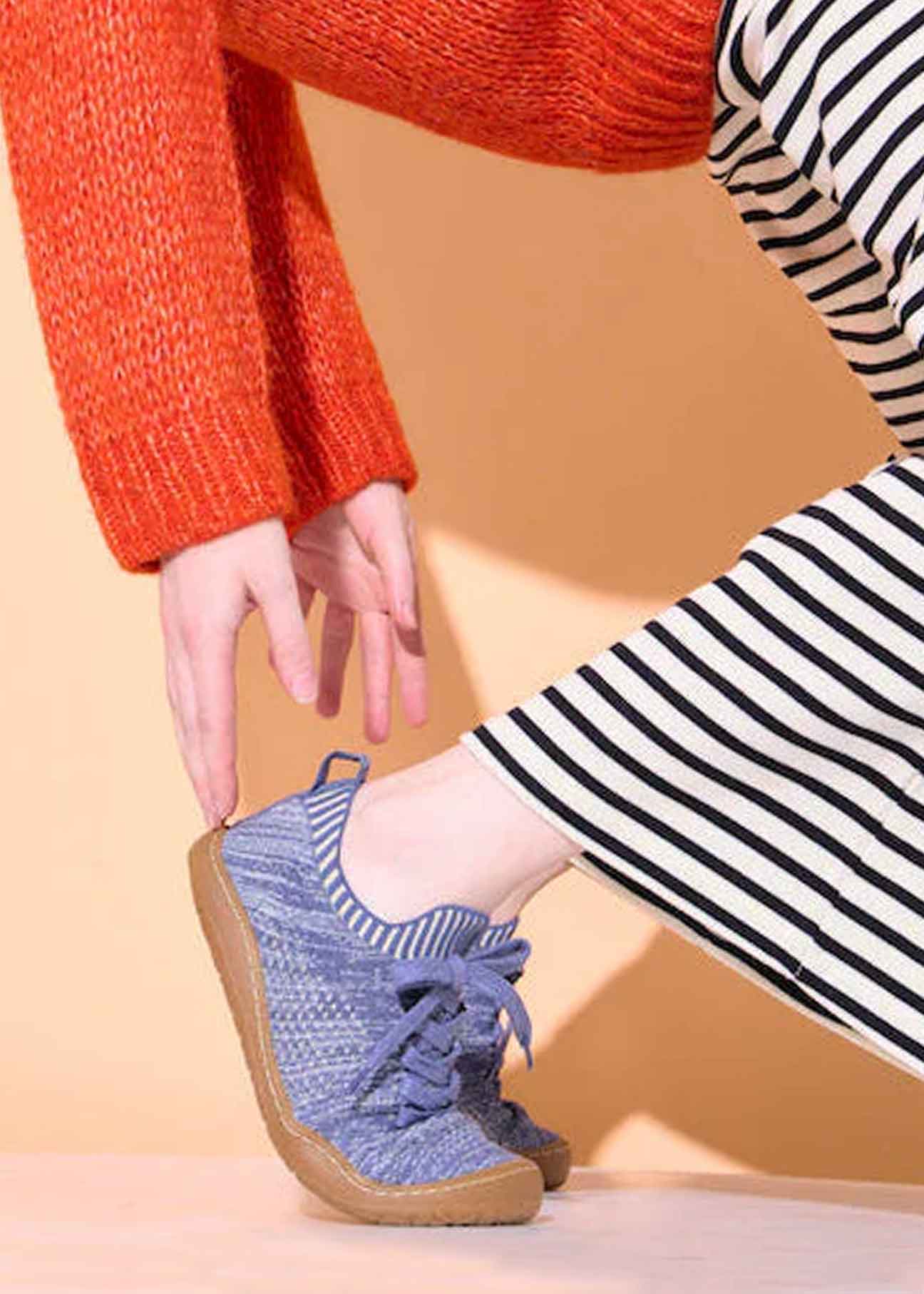 Essence Knitted sneaker – Hemp & Tencel Edition - Navy - Ecomarket.com